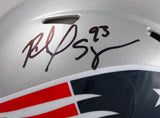 Richard Seymour Signed Patriots F/S Speed Authentic Helmet-Beckett W Hologram