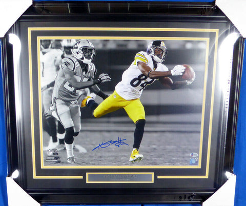 ANTONIO BROWN AUTOGRAPHED SIGNED FRAMED 16X20 PHOTO STEELERS BECKETT 130267