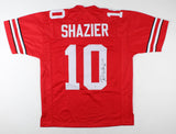 Ryan Shazier Signed Ohio State Buckeyes Red Jersey (Beckett COA) Steelers L.B.