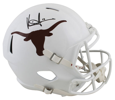 Texas Vince Young Authentic Signed Full Size Speed Rep Helmet JSA Witness