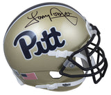 Pittsburgh Tony Dorsett Authentic Signed Gold Schutt Rep Mini Helmet BAS Witness