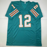 Autographed/Signed BOB GRIESE Miami Teal Football Jersey JSA COA Auto