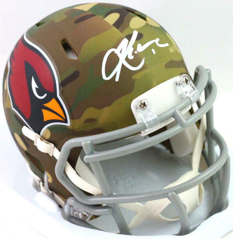 Kyler Murray Autographed Arizona Cardinals Camo Mini Helmet *FRONT- Beckett W *W