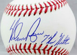 Nolan Ryan Autographed Rawlings OML Baseball W/ 7 No Hitters- AIV Hologram *Blue