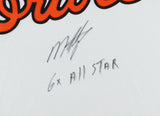 Miguel Tejada Signed Orioles Jersey Inscribed "6x All Star" Schwartz Sports COA