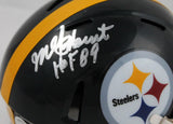 Mel Blount Autographed Steelers Speed Mini Helmet with HOF-Beckett W Hologram