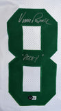 Vince Papale Autographed White Pro Style Jersey w/ Rocky- Beckett W Hologram