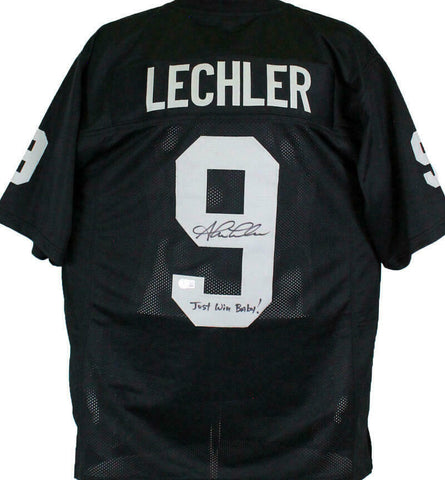 Shane Lechler Autographed Black Pro Style Jersey w/Insc.- Beckett W Hologram