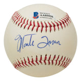 Willie Mays Monte Irvin Dual Signed Giants Baseball BAS LOA AA05926