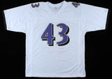 Justice Hill Signed Baltimore Ravens Jersey (Beckett COA) 2019 Draft Pick RB