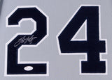 Tino Martinez Signed New York Yankee 35x43 Framed Jersey (JSA COA) 4xWorld Champ