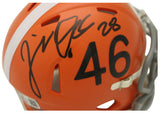 Jeremiah Owusu-Koramoah Signed Browns 1946 Speed Mini Helmet Beckett 36254