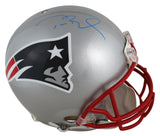 Patriots Tom Brady Authentic Signed Full Size Proline Helmet Tri Star #7845475