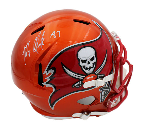 Rob Gronkowski Signed Tampa Bay Buccaneers Speed Full Size Flash NFL Helmet