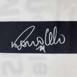 Framed Autographed/Signed Ronaldo Nazario 33x42 Real Madrid White Jersey BAS COA