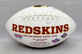 Jay Schroeder Autographed Washington Redskins Logo Football- JSA Witnessed Auth