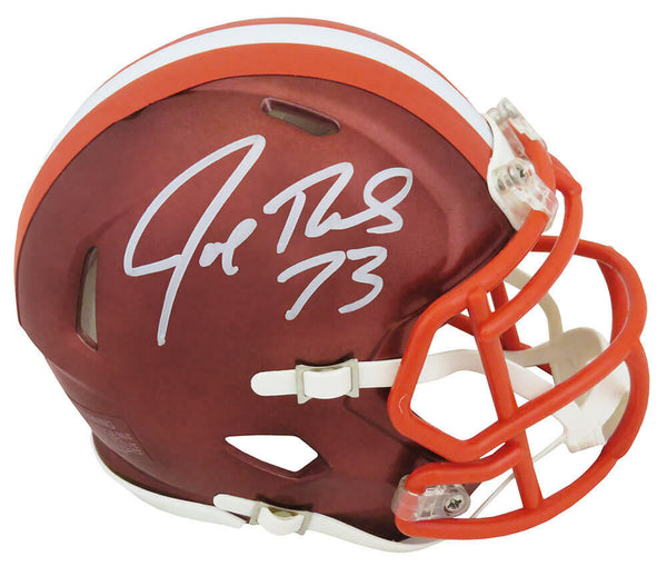 Joe Thomas Signed Cleveland Browns FLASH Riddell Speed Mini Helmet - (SS COA)