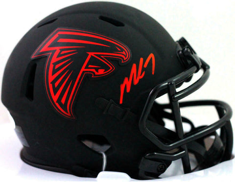 Michael Vick Autographed Falcons Eclipse Speed Mini Helmet - JSA W *Front