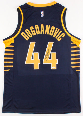 Bojan Bogdanovic Signed Indiana Pacers Jersey (JSA)NBA All-Rookie Team 2015