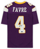 Frmd Brett Favre Minnesota Vikings Signed Purple Mitchell & Ness Replica Jersey