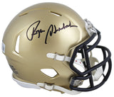 Navy Roger Staubach Authentic Signed Speed Mini Helmet Autographed BAS Witnessed