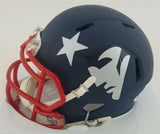 Chase Winovich Signed New England Patriots Amp Alternate Mini Helmet Beckett COA