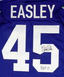 Kenny Easley Autographed Blue Pro Style Jersey W/ HOF - JSA W Auth *5