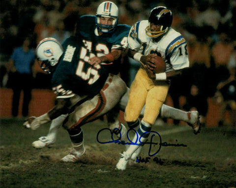Charlie Joiner Autographed/Signed San Diego Chargers 8x10 Photo HOF 11860
