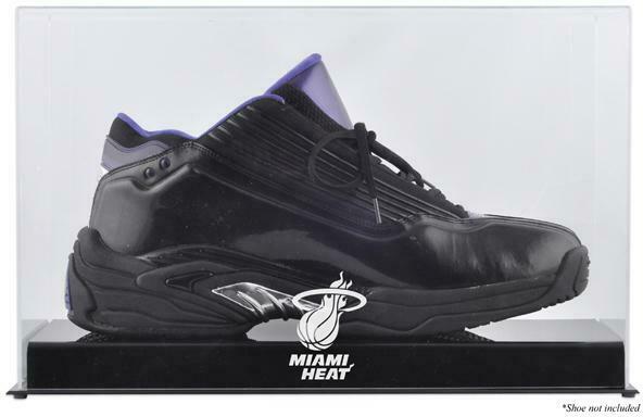 Miami Heat Team Logo Basketball Shoe Display Case - Fanatics