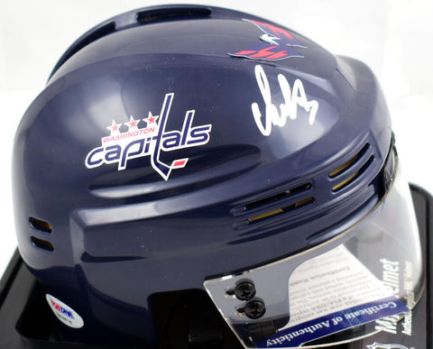 Alexander Ovechkin Autographed Washington Capitals Mini Helmet- PSA Auth *Silver