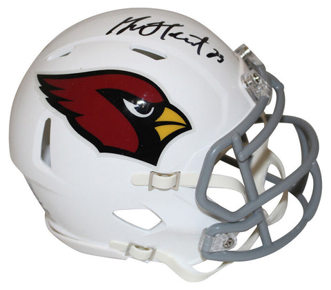 Garrison Heart Autographed Arizona Cardinals Speed Mini Helmet Beckett 35571