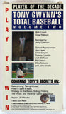 Padres Tony Gwynn Signed Play To Win Total Baseball Volume 2 VHS Tape BAS