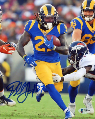 DARRELL HENDERSON AUTOGRAPHED SIGNED LOS ANGELES RAMS 8x10 PHOTO BECKETT