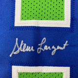 Autographed/Signed Steve Largent Seattle Green Football Jersey PSA/DNA COA