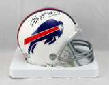 Kelvin Benjamin Autographed Buffalo Bills Mini Helmet- JSA Witnessed Auth *Black