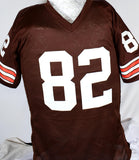Ozzie Newsome Autographed Brown Pro Style Jersey w/ HOF-Beckett W Hologram