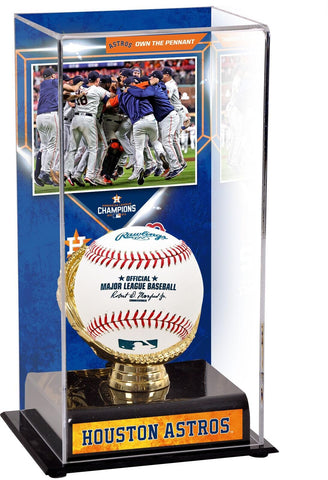 Houston Astros 2021 American League Champs Display Case w/Image