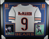 JIM MCMAHON (Bears white SKYLINE) Signed Autographed Framed Jersey JSA