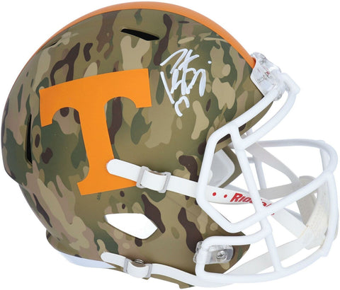Peyton Manning Tennessee Volunteers Signed CAMO Alternate Replica Helmet