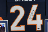 CHAMP BAILEY (Broncos blue SKYLINE) Signed Autograph Framed Jersey Beckett