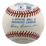 Athletics Rollie Fingers Signed Thumbprint Oal Baseball LE 187/200 BAS #BD23612