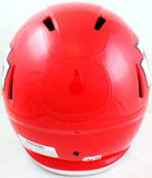 Tony Gonzalez Autographed F/S KC Chiefs Speed Helmet w/ HOF- Beckett W *Silver