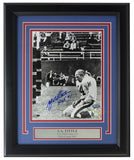 Y.A. Tittle Signed Framed New York Giants 8x10 Defeat Photo HOF 71 Insc Steiner