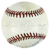 Dom DiMaggio & Joe DiMaggio Authentic Signed Gene Budig Oal Baseball JSA #X19991