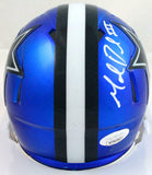 Marion Barber Autographed Dallas Cowboys Flash Speed Mini Helmet-JSA W *White