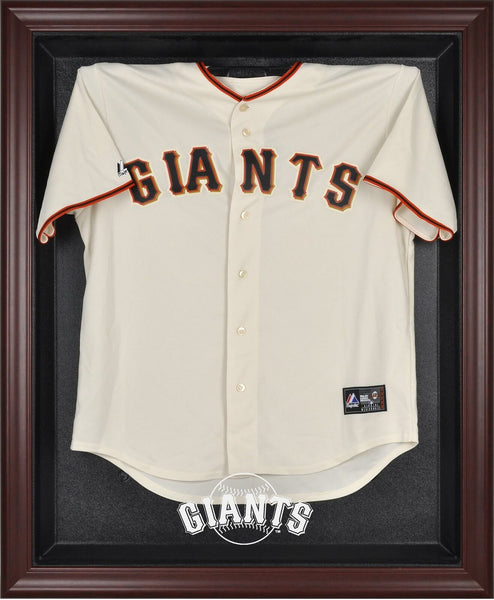 Giants Mahogany Framed Logo Jersey Display Case - Fanatics Authentic