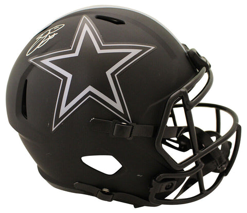 Emmitt Smith Signed Dallas Cowboys F/S Eclipse Speed Helmet Beckett 38868
