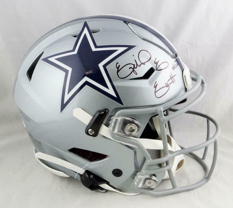 Ezekiel Elliott Signed Cowboys F/S SpeedFlex Authentic Helmet- Beckett Auth