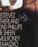 Emilio Estevez Signed Young Guns Framed 27x40 Color Movie Poster