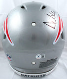 Drew Bledsoe Autographed New England Patriots F/S Speed Authentic Helmet-BAWHolo